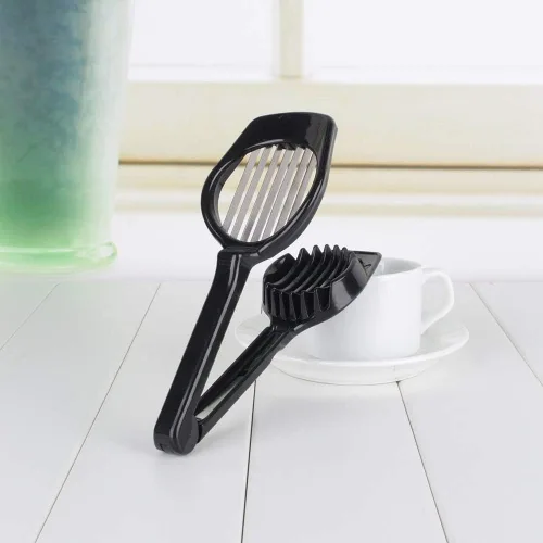 Miniatura 3 de Cortador de huevos, cortador de huevos de alambre de acero inoxidable, cortador de huevos de aluminio resistente, lavavajillas para huevo, fresa