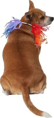 Miniatura 2 de Rubies Costume Company Fancy Rainbow Pet Collar, Varios