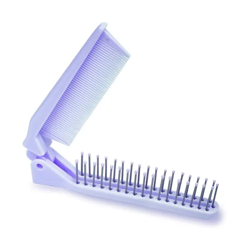 Miniatura 23 de RHOS Mini cepillo de cabello para mujeres, hombres y niños, cepillo de cabello tamaño viaje para bolso, bolsillo, mochila, pequeño cepillo de paleta