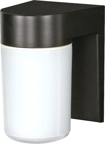 Miniatura 8 de Nuvo Luminaria SF77/141 Utilidad para Exteriores, Aplique de Aluminio Fundido Duradero para Montaje en Pared, Luz de Porche y Patio con Globo