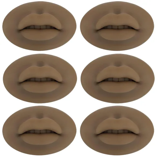 Miniatura 7 de Tattoo Fake Lips 3Pcs Tattoos Practice Lips 5D Silicone Lip for Makeup Practices Realistic Tattooss Practicess Skins Training Microblading Practics