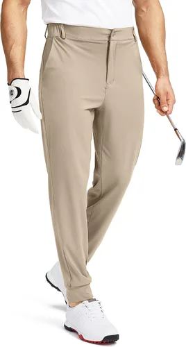 Soothfeel Pantalones deportivos de golf para hombre con 5 bolsillos, pantalones elásticos para correr, viajar, trabajo, para hombre