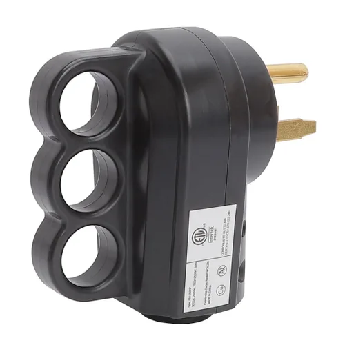 Miniatura 3 de Nema 6-30P/Nema 6-50P 30A/50A 250V Soldador Enchufe de alimentación rewirable, conectores de hoja recta Nema 6-30P con certificación ETL, enchufe