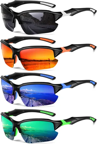 Miniatura 12 de Sports Polarized Sunglasses for Men Cycling Running Fishing UV Protection Sun Glasses Lightweight Half Frame Goggles