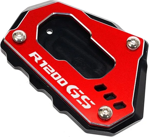 Miniatura 21 de Almohadilla de extensión para soporte lateral de motocicleta, placa para BMW R1200GS R1250GS R 1200 1250 GS ADV 2021 (color : R1250GSADV rojo)