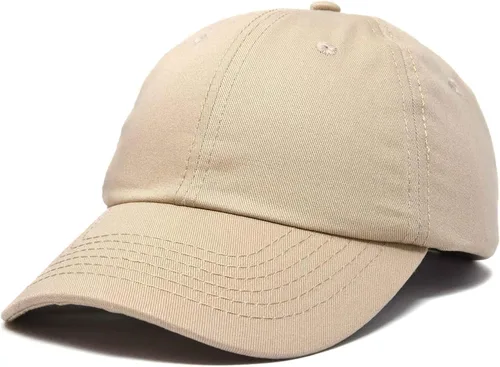 Miniatura 103 de DALIX Gorra de béisbol para papá, lisa, para hombre, mujer, algodón, ajustable, en blanco, sin estructurar, suave