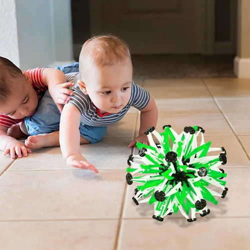 Miniatura 2 de Bola extensible que brilla en la oscuridad, colorida bola mágica expansible para niños Shakven