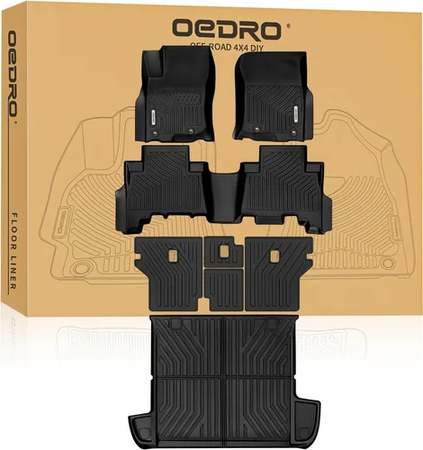 Miniatura 14 de OEDRO Revestimiento del Maletero de Carga Compatible con Chevrolet Equinox/GMC Terrain 2010-2017, Tapete de Carga Antideslizante de Ajuste