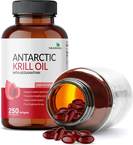 Miniatura 6 de Futurebiotics Aceite de krill antártico de 1000 mg con omega-3 EPA, DHA, astaxantina y fosfolípidos - Aceite de krill 100% puro de alta calidad