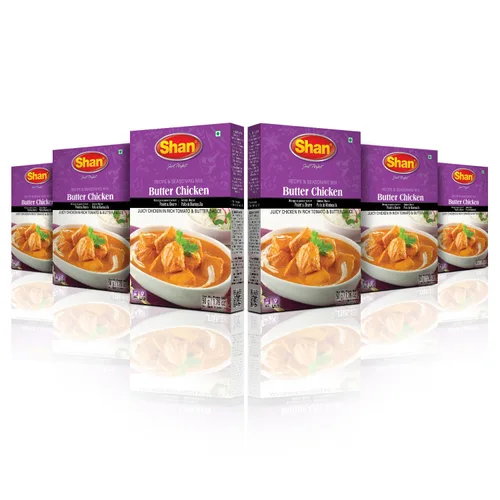 Miniatura 96 de Shan Korma Recipe and Seasoning Mix 1.76 oz (50g) - Spice Powder for Traditional Meat in Yogurt Sauce - Suitable for Vegetarians - Airtight Bag in a