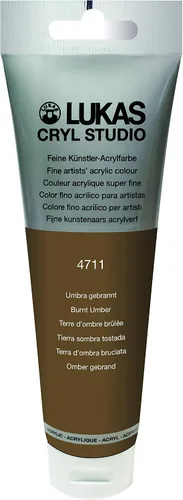 Miniatura 7 de Lukas CRYL Studio Artist - Pintura acrílica para artistas, Alizarín Carmesí, tubo de 125 ml - Pinturas acrílicas de alto pigmento para pintura
