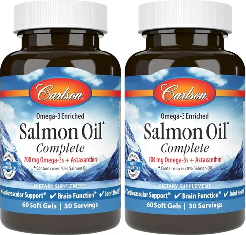 Miniatura 9 de Carlson Labs - Aceite de salmón en gel suave, 60