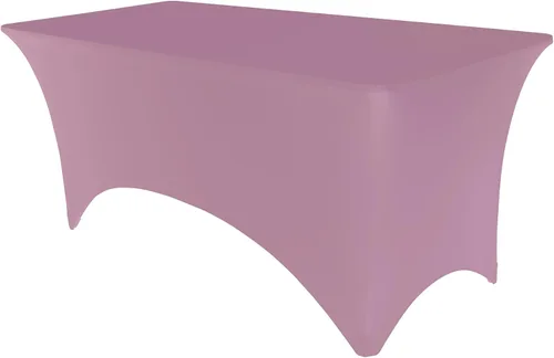 Miniatura 8 de Pomp Mantel elástico de elastano color antracita de 4 pies, resistente a las arrugas y a las manchas, tela de alta calidad de fácil cuidado, se