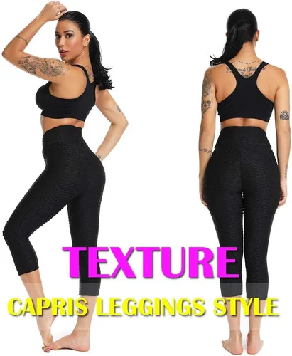 Miniatura 48 de SEASUM - Pantalones de yoga de cintura alta para mujer, con control de abdomen y realce de glúteos, leggings favorecedores para entrenar y correr