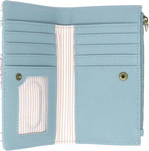 Miniatura 3 de Loungefly Disney Dumbo - Cartera doble con estampado de Dumbo en color azul talla M