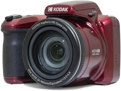 Miniatura 5 de Kodak Pixpro AZ405 Cámara digital (AZ405RD) El paquete incluye: tarjeta de memoria de 64 GB, baterías recargables, funda, correa para el cuello