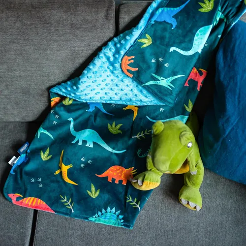 Miniatura 7 de Wildkin Manta de felpa para bebé – Suavidad y comodidad, ideal para niños pequeños, viajes y guardería - Dinosaurios del Jurásico Dinosaurios