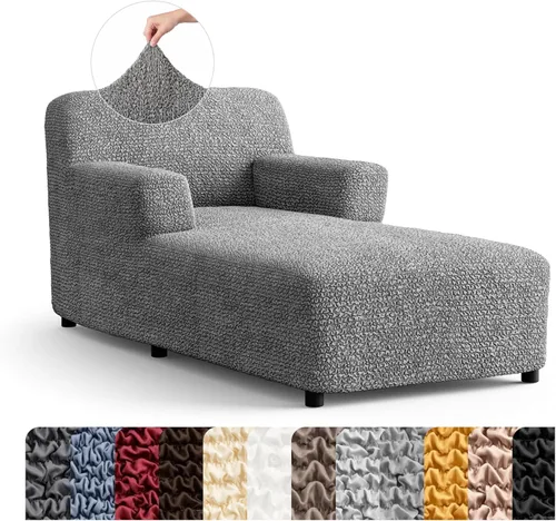 Miniatura 21 de PAULATO BY GA.I.CO. Funda para Silla de Tumbona Sin Brazos - Funda Deslizante para Silla de Tumbona - Funda para Sofá de Salón - Fundas Deslizantes