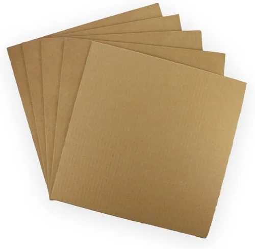 Miniatura 5 de 10 almohadillas de relleno de cartón corrugado de 12 x 12 pulgadas EcoSwift de 1/8 pulgadas de grosor, 12 x 12 pulgadas