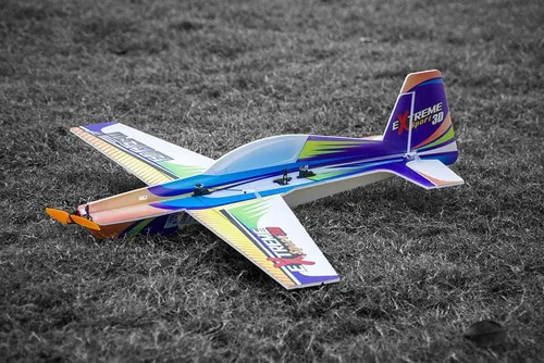 Miniatura 7 de Viloga Kit de avión de espuma RC, 27.953 in Xtreme Sports Aerobatic Flying Airplane para adultos (KIT+Motor+ESC+Servos)