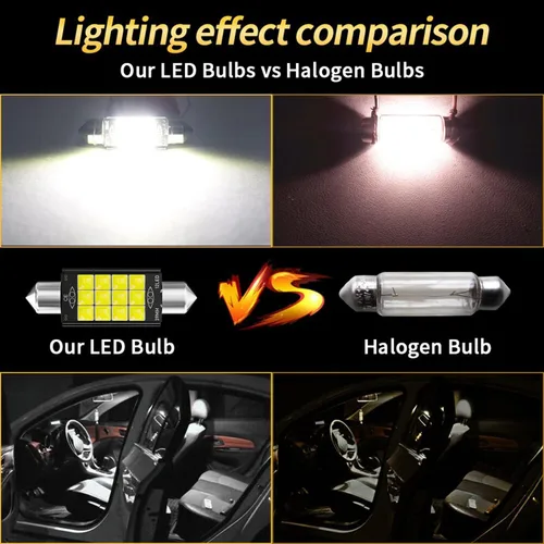 Miniatura 4 de SOCAL-LED - Bombilla LED de 0.157 x 1.220 in de Canbus Super Bright 3030 Chipset para interior de coche, luz de cúpula DE3175, luz de mapa, azul