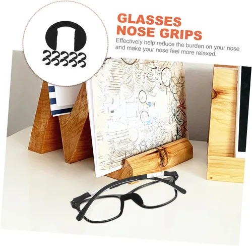 Miniatura 6 de 10 almohadillas de silicona para la nariz, suministros para lentes de ojos, almohadillas para la nariz, lentes de sol, almohadillas antideslizantes