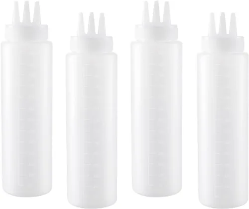 Miniatura 3 de Calentador de queso y chile de cuatro cabezas con bomba y escalera (4 x 22.0 fl oz calentador de salsa eléctrico)