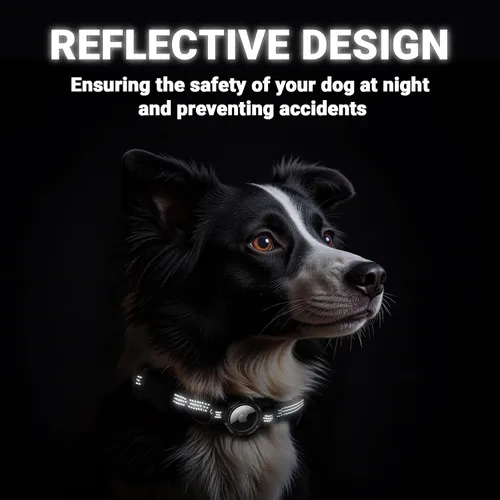 Miniatura 4 de Collar para Perros AirTag, Impermeable IP68 Collares para Perros con Air Tag Integrado Reflectantes, Ultra-Duradero, Cómodo Acolchado, Collares
