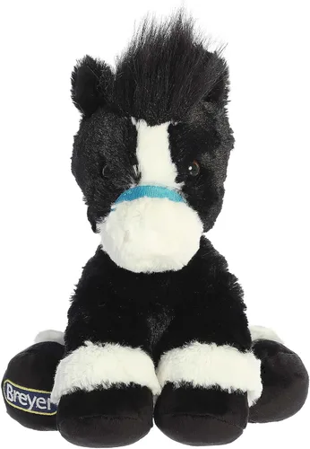 Miniatura 2 de Aurora® Exquisito Breyer® Bridle Buddies - Peluche de caballo - Detalles realistas - Juego imaginativo - Negro 11 pulgadas