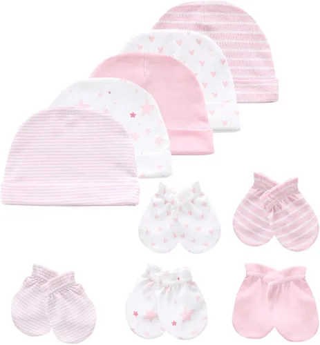 Miniatura 5 de MAMIMAKA Newborn Layette Gift Set 27-Piece Baby Girl Clothes Bodysuits Pants Essentials and Accessories 0-6Months