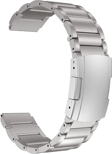 Miniatura 9 de Correa de titanio, pulsera de eslabones de metal ligera de 0.866 pulgadas, compatible con Samsung Galaxy Watch 3 de 1.772 pulgadas/1.811 pulgadas