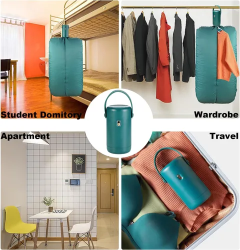 Miniatura 4 de OUEST Mini secadora de ropa portátil para apartamentos, casas rodantes, viajes, secadora compacta, resistente, fácil de usar, para ropa