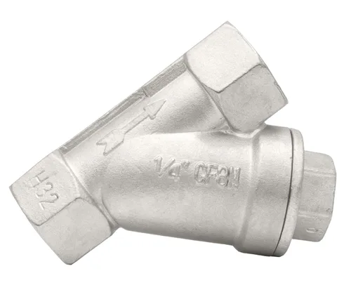 Colador Y de Acero Inoxidable de 1/4" - 800WOG, FxF NPT