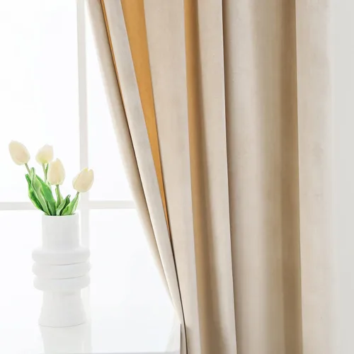 Miniatura 5 de Pleasant Boulevard - Cortinas de terciopelo para decoración interior de habitaciones y ventanas grandes, elegantes, estilo con ojales, 2 paneles