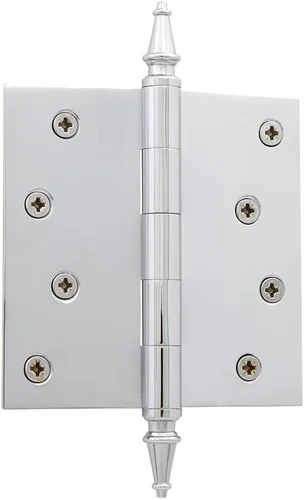Miniatura 59 de Grandeur Hardware 824304 Bisagra residencial con punta de bellota de 3.5 pulgadas con esquinas de radio de 5/8 pulgadas en peltre antiguo