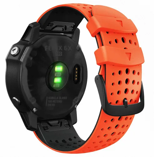 Miniatura 9 de Abanen Correa de reloj de silicona para Garmin Fenix 8 2.008 in, epix Pro de 2.008 in, Instinct 2X / Instinct 3 de 1.77 pulgadas, ajuste rápido 26