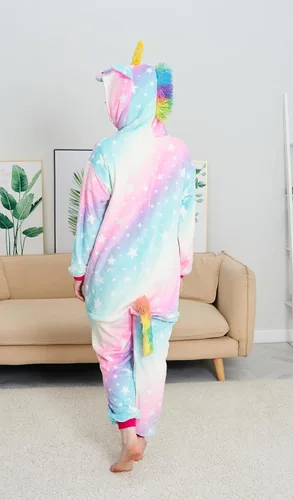 Miniatura 4 de Pijama de unicornio para adultos, para Navidad, Halloween, cosplay, ropa de dormir