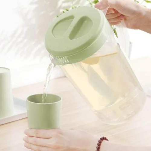 Miniatura 5 de DOITOOL Lemonade - Jarra de 87.9 fl oz de galón con tapa, jarra de agua resistente e inastillable, jarra de plástico para té helado, para agua