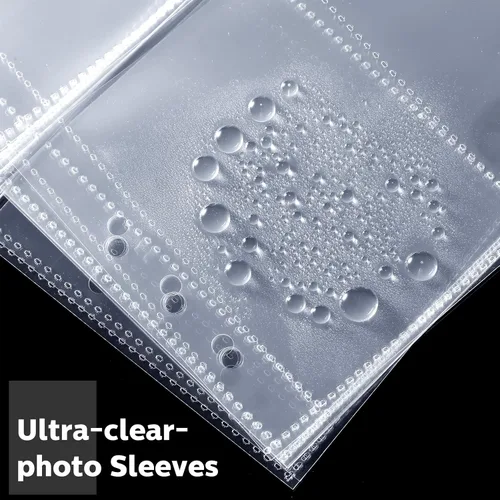 Miniatura 5 de 60 piezas de bolsillos transparentes para carpeta A5, fundas para tarjetas de 4/2/1, bolsas para álbum de fotos, carpeta para documentos, fundas