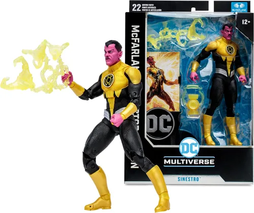 Miniatura 10 de McFarlane Collector Edition #6 - DC Multiverse - Sinestro (Sinestro Corps Wars) Figura de 7 pulgadas (el estilo puede variar)
