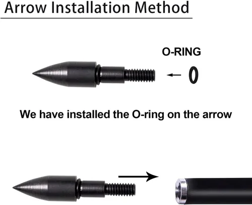 Miniatura 3 de 31Inch Carbon Arrows, Targeting Practice Hunting Arrow, Turkey Feather Fletching Arrow, with Removable Tips and nocks for Recurve & Compound Bow