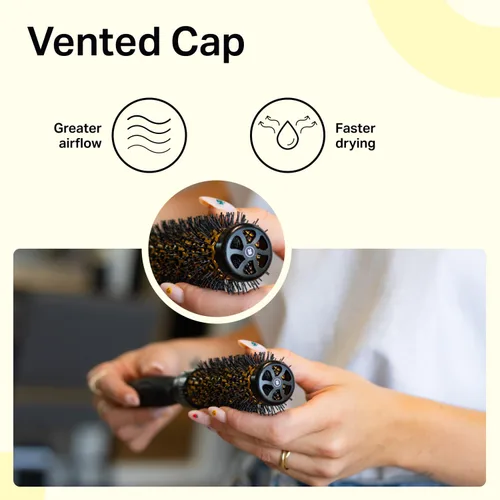 Miniatura 8 de Olivia Garden MultiBrush - Cepillo térmico desmontable no eléctrico con barril de cerámica
