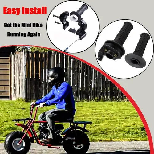 Miniatura 6 de Auto-Moto Twist - Juego de empuñaduras de carcasa de cable de acelerador para mini bicicleta, Pit Bike Dirt Bike MOTOVOX MBX10 MBX11 y Warrior MB165