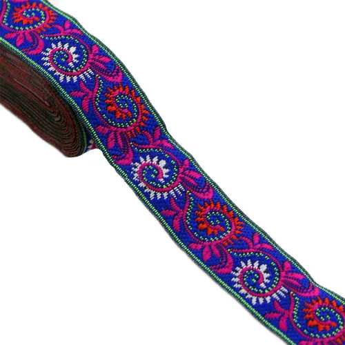 Miniatura 8 de MSCFTFB Patrones de pasley - Cinta de tela de jacquard, cintas de tela tejida con flecos para accesorios de ropa, correas de adorno, cinturones