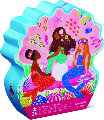 Miniatura 29 de Crocodile Creek Rompecabezas de Piso de 36 Piezas - Rompecabezas de Piso Divertidos para Niños de 3 a 5 Años - Caja con Forma Resistente para Amigos