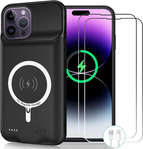 Miniatura 11 de Funda de batería para iPhone 8/7/6S/6/SE 2020/SE 3, 10000mAh Funda protectora de carga portátil recargable compatible con iPhone 8/7/6S/6/SE 2020/SE