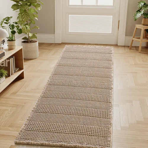 Miniatura 19 de H.VERSAILTEX Alfombra de baño de goma eva súper absorbente, alfombras de baño antideslizantes para piso de baño, alfombras de baño lavables a Crema