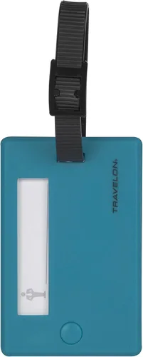 Travelon Juego de 2 etiquetas de equipaje, Agua, Juego de 2 etiquetas giratorias para equipaje de privacidad