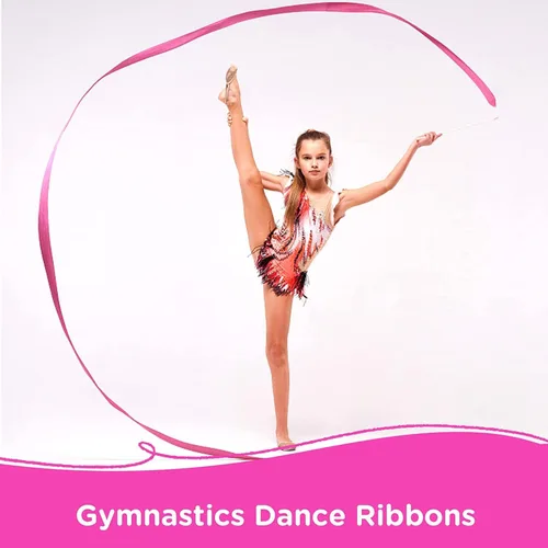 Miniatura 4 de 12 cintas de baile rosa claro, recuerdos de fiesta rosa, bailarina para niños, niñas, gimnasia, princesa, ballet, decoración de fiesta de cumpleaños