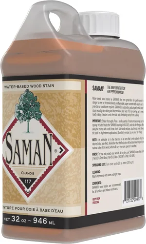Miniatura 78 de SamaN Tinte para Madera Interior a Base de Agua - Tinte Natural para Muebles, Molduras, Paneles de Madera, Gabinetes (Forest TEW-104-12, 12 oz)